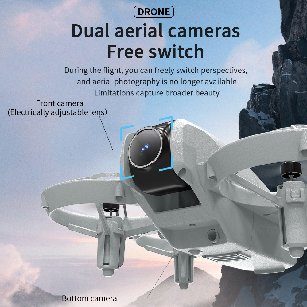 Cross-border new product V2: High-definition remote control aerial photography dual-camera aircraft, foreign trade flight toy, electric remote control aircraft pic 3