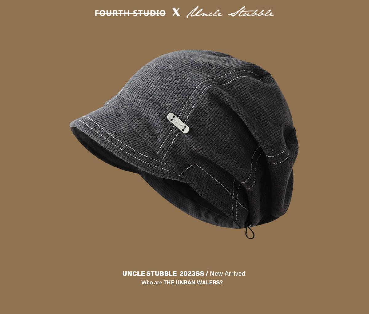 韩系慵懒风堆堆帽女冷帽秋冬季时尚百搭小众大头围显脸小包头帽子详情3