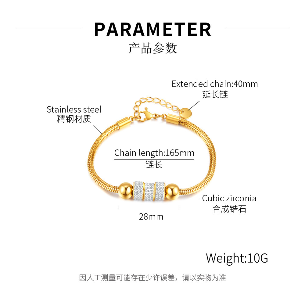 opk饰品工厂不规则轻奢钛钢蛇骨链批发外贸个性百搭不锈钢手链女详情1