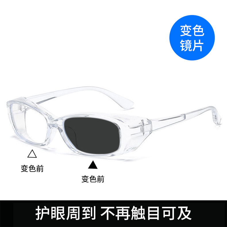 变色防雾护目镜男女防风沙防花粉防飞沫骑行护目镜防蓝光防护眼镜详情16