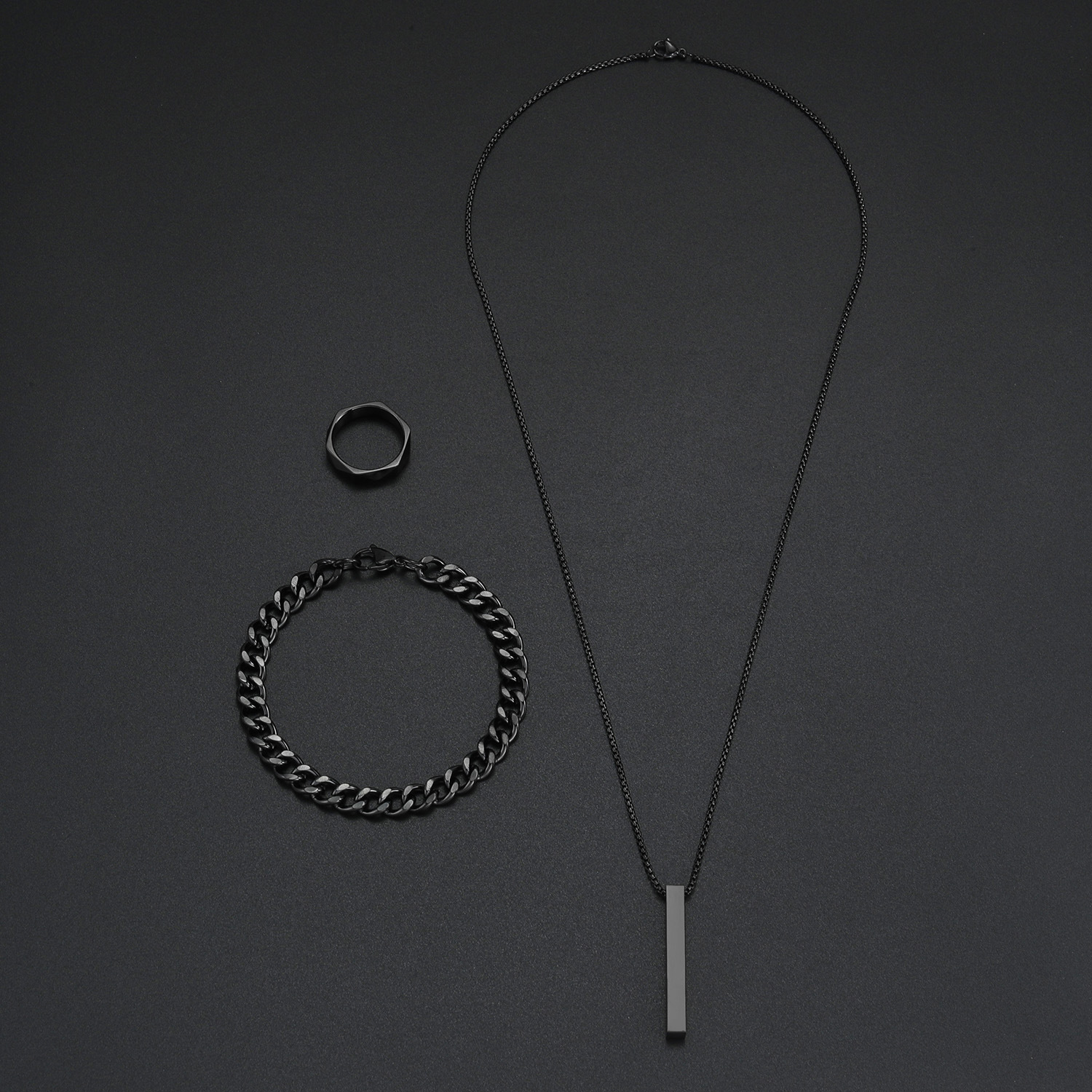 The new 24-year cross-border bestseller from Europe and America, a geometric minimalist three-piece set for both men and women, is a best-selling item on Amazon pic 5