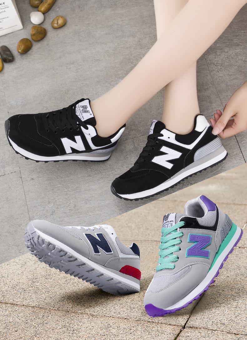 阿甘鞋2025新款运动鞋男士休闲鞋时尚情侣N574潮流男女同款运动鞋详情32