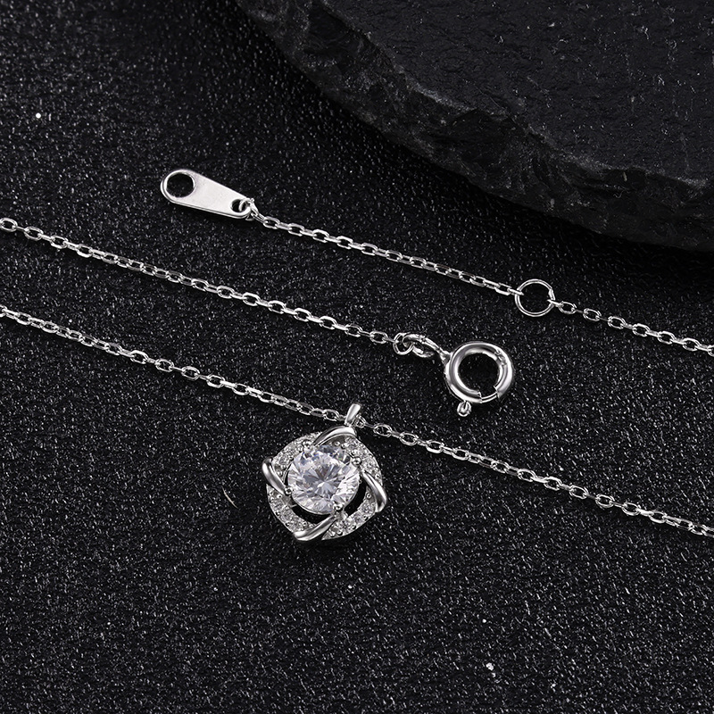 S925 All-silver Edison pearl pendant necklace, a versatile and high-end gift for women, simple and versatile, small and clear pic 26