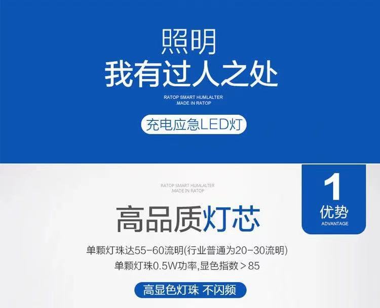【支持代发】充电灯泡超亮照明无线夜市摆摊野外露营家用停电应急详情11