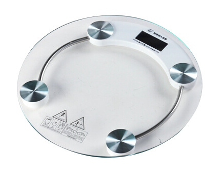 Cross-border exclusive electronic weighing scale, transparent household precise round glass scale, healthy weight loss large load-bearing weighing scale pic 6