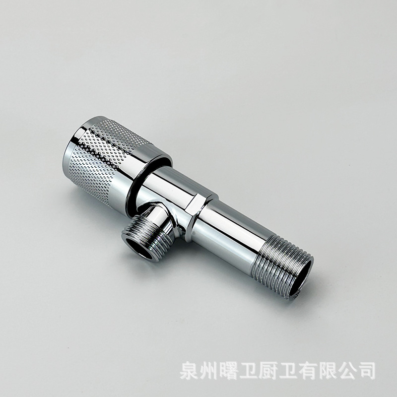 不锈钢加长三角阀 铜芯座便开关可过盐雾高标电镀加厚防爆出水口详情3