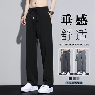 240G重磅砂洗宽松圆领短袖T恤 男生夏季潮牌刺绣冰丝半袖体恤详情14