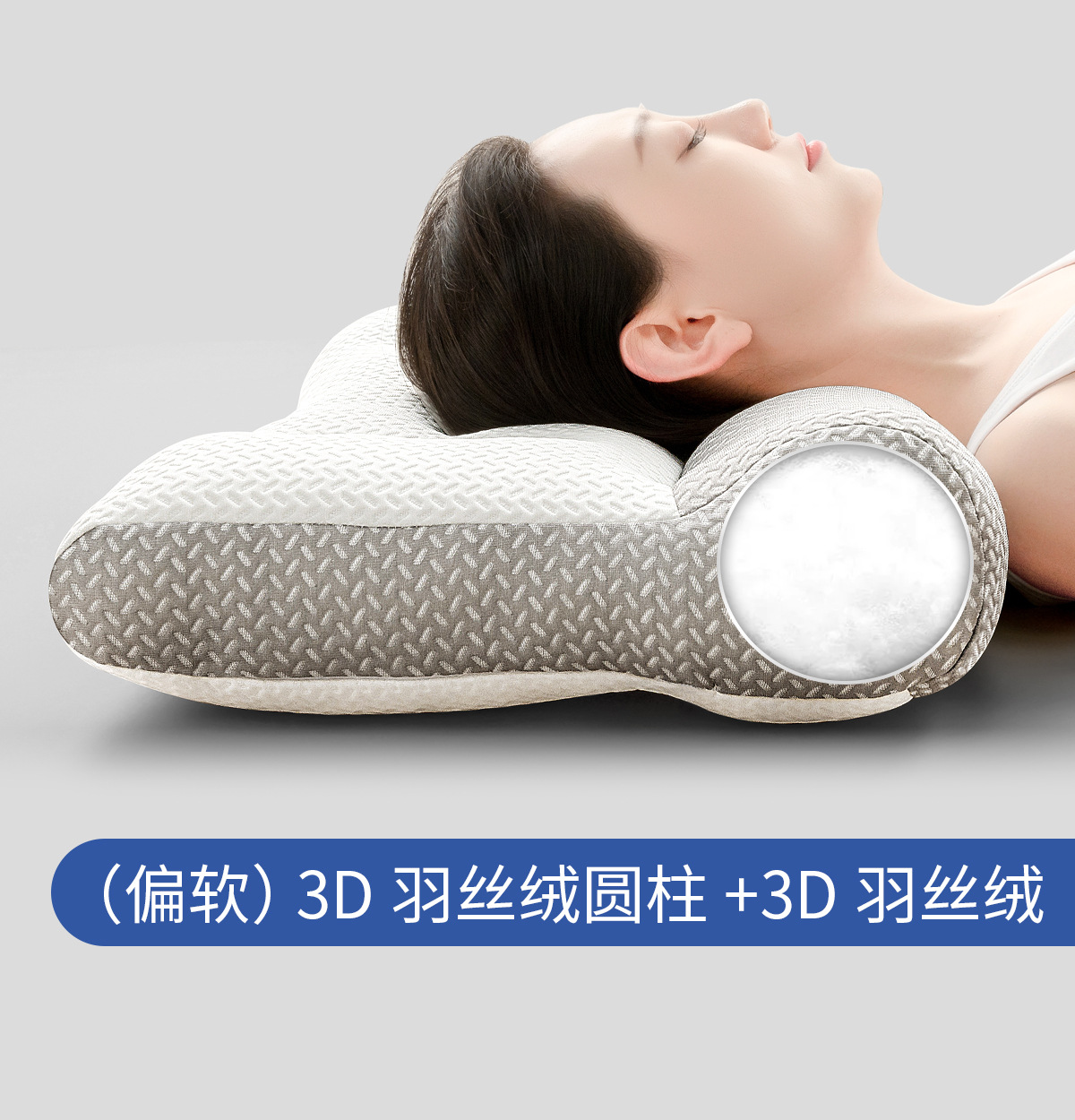 【2023新款】日本骨科反弓牵引助分区护颈椎枕头睡眠枕芯家用透气详情11