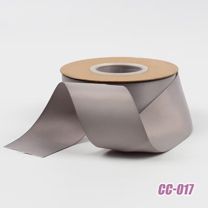 Cinta de poliéster de doble cara mate 1 cm 100 yardas por rollo venta directa de fábrica ropa tocados arcos juguetes paquete de regalo pic 1