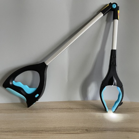 跨境专供可折叠家用抓取器可锁定可90°旋转grap it伸缩拾取工具详情8