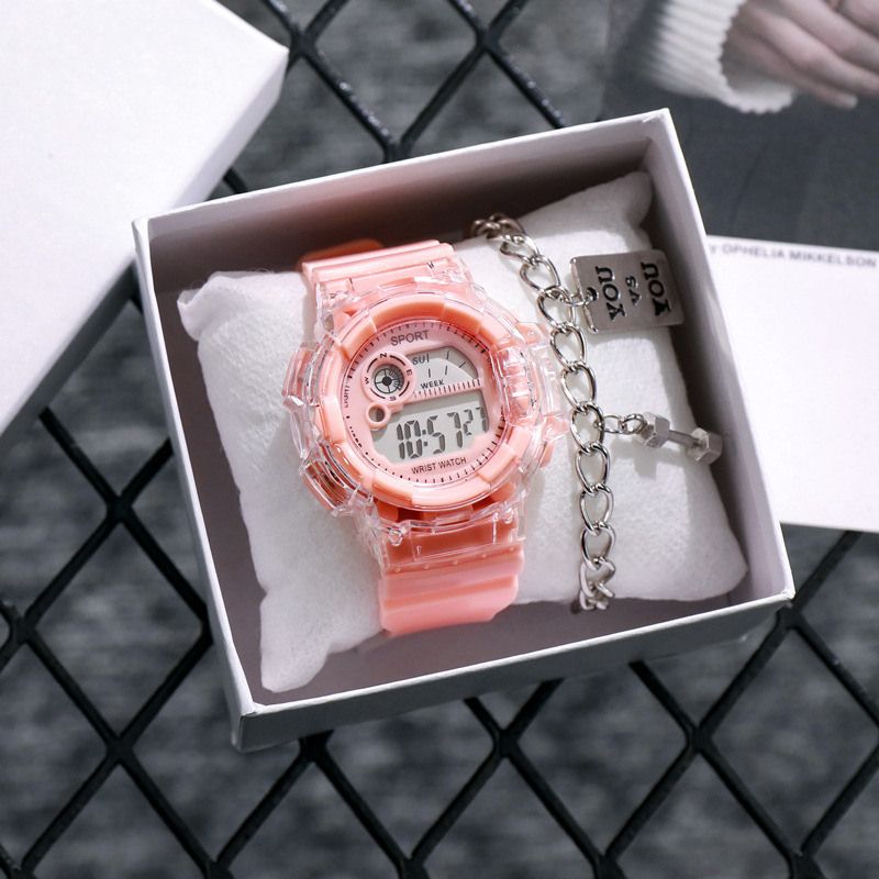 高颜值电子表男女学生多功能运动有闹钟夜光防水初中男孩个性潮流详情5