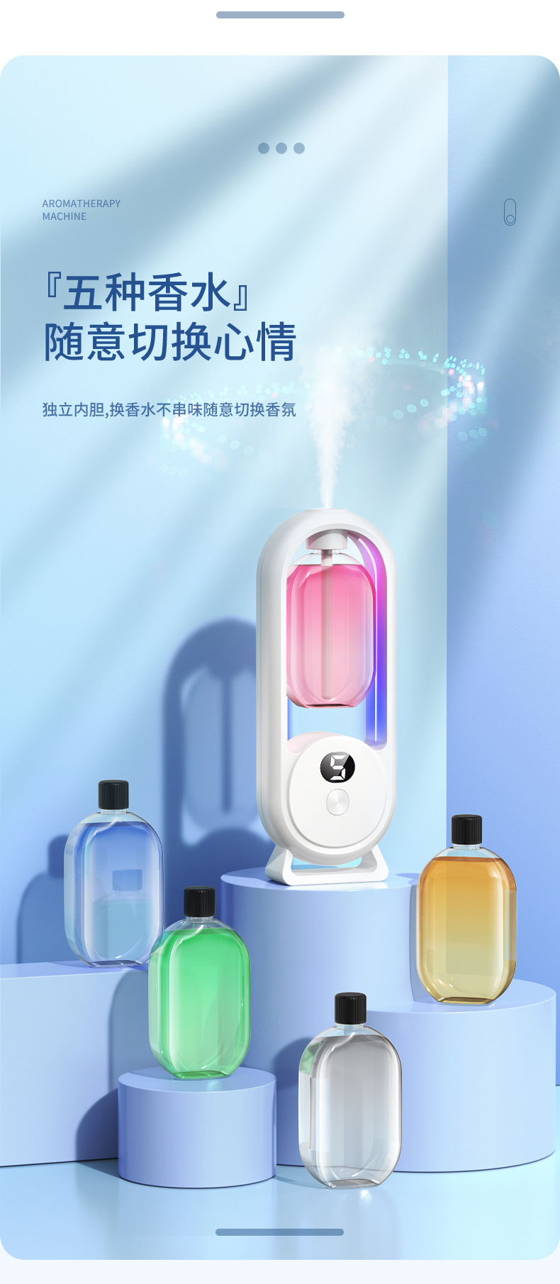 The automatic aroma diffuser, the long-lasting fragrance in the machine room, the air humidifier and freshener, the toilet deodorizer, and the indoor fragrance machine pic 10