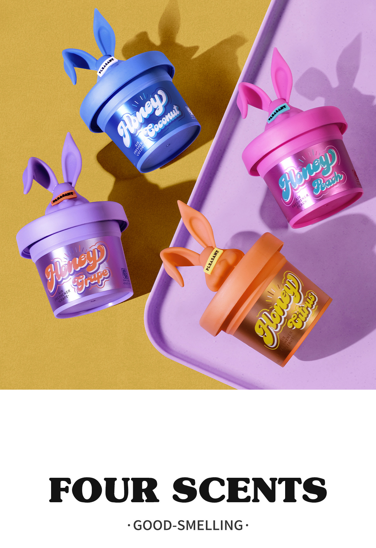 New cross-border foreign trade solid car solid perfume, high-end aroma diffuser for the car and bedroom, air freshener pic 4