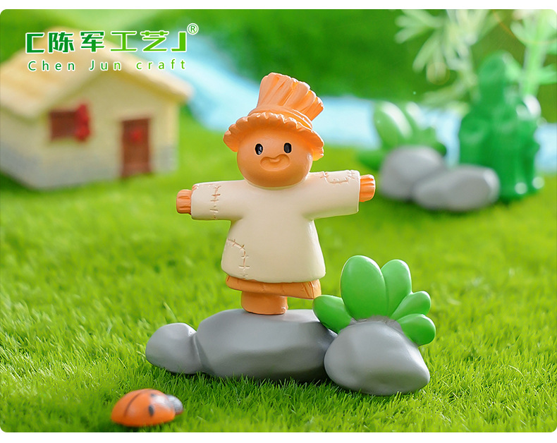 微景观创意稻草人麦子农场园艺造景diy装饰品配件微缩迷你小摆件详情42