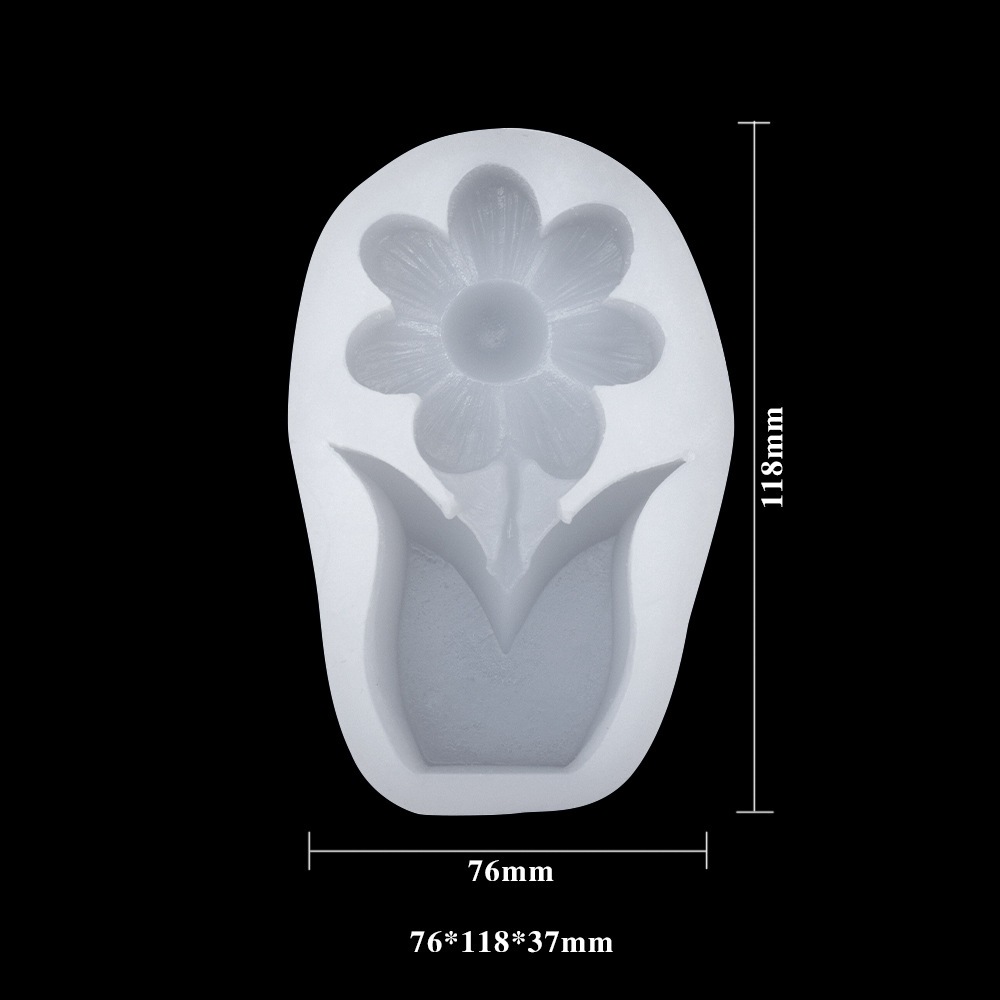 新款立体爱心小熊扭绳香薰蜡烛模具DIY手工皂滴胶硅胶模具批发详情30