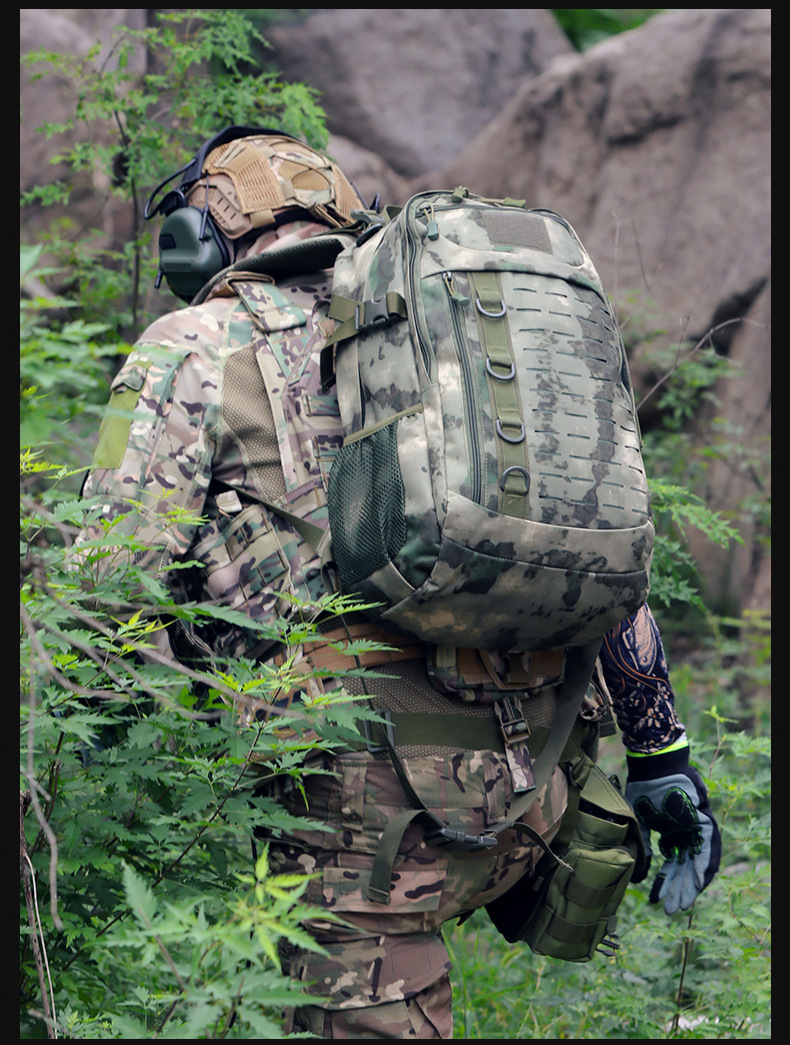 跨境工厂户外多功能战术防水背包特战应急徒步旅行登山迷彩双肩详情26