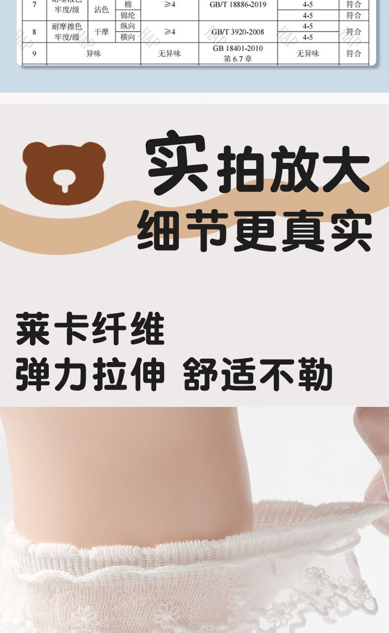 新款婴儿袜子蕾丝花边公主网眼薄款透气宝宝夏季女童新生儿儿童袜详情10
