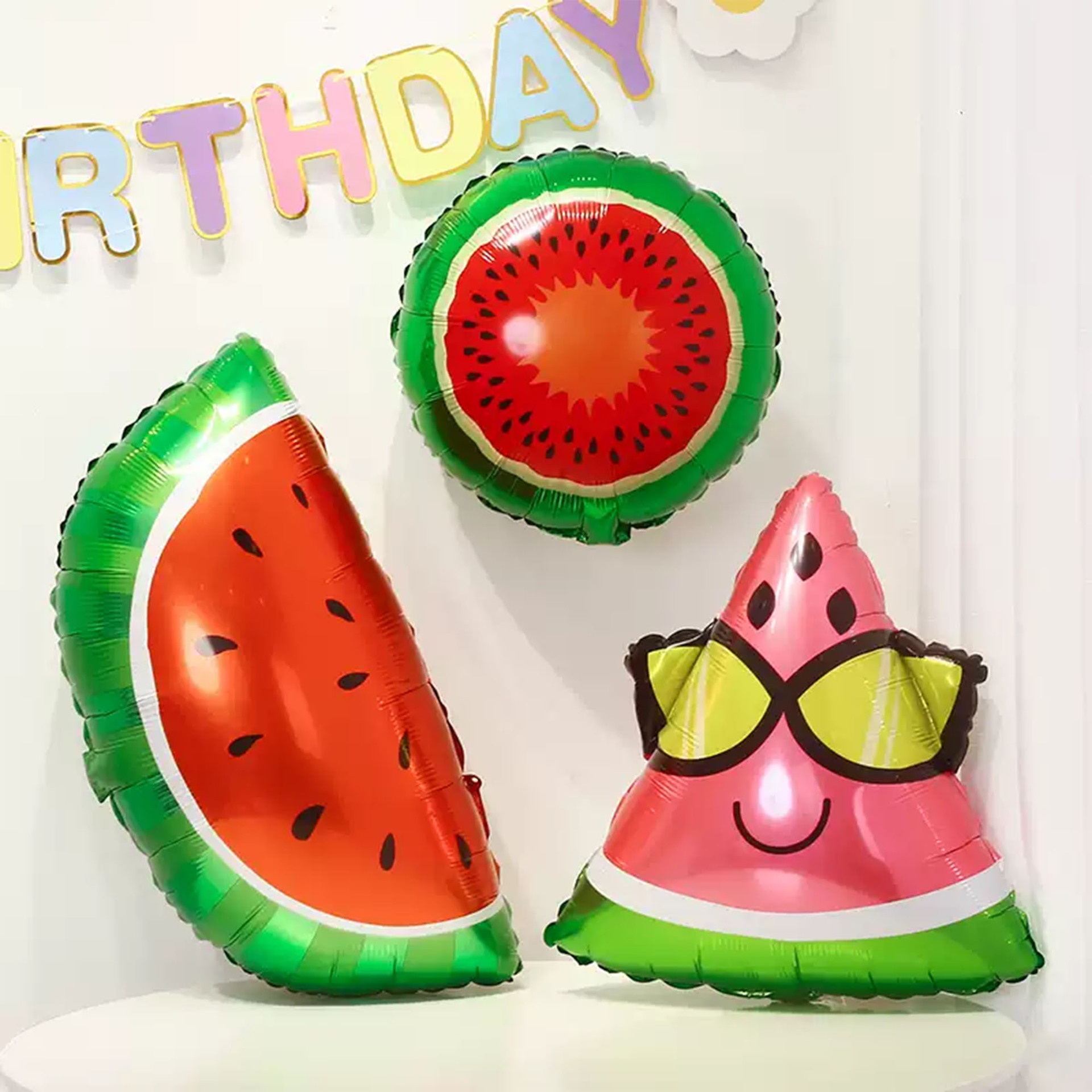 夏日多巴胺水果蔬菜气球幼儿园教室生日派对百日开荤仪式布置装饰详情6