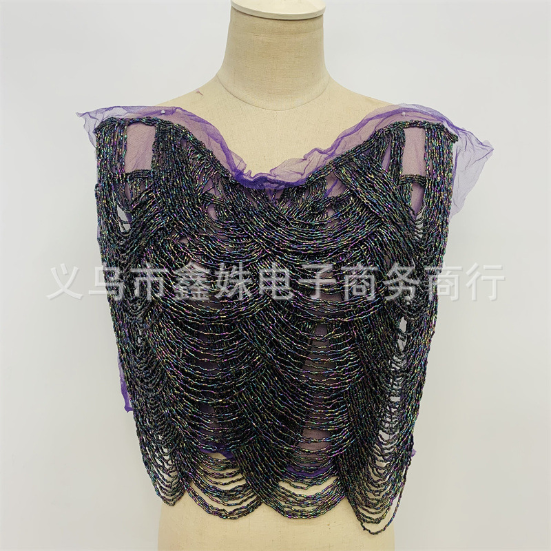 New tassel clothing, wedding dresses and evening gowns, handcrafted tassel applique garments pic 23