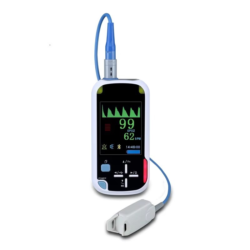 Cross-border exclusive handheld blood oxygen meter, finger clip pulse blood oxygen meter, home multi-parameter portable blood oxygen meter pic 6