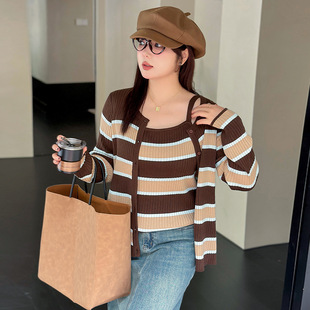 2024秋款大码女装连帽套头衫女休闲上衣 胖mm百搭宽松针织衫22682 大码针织衫时尚舒适轻松搭配详情15