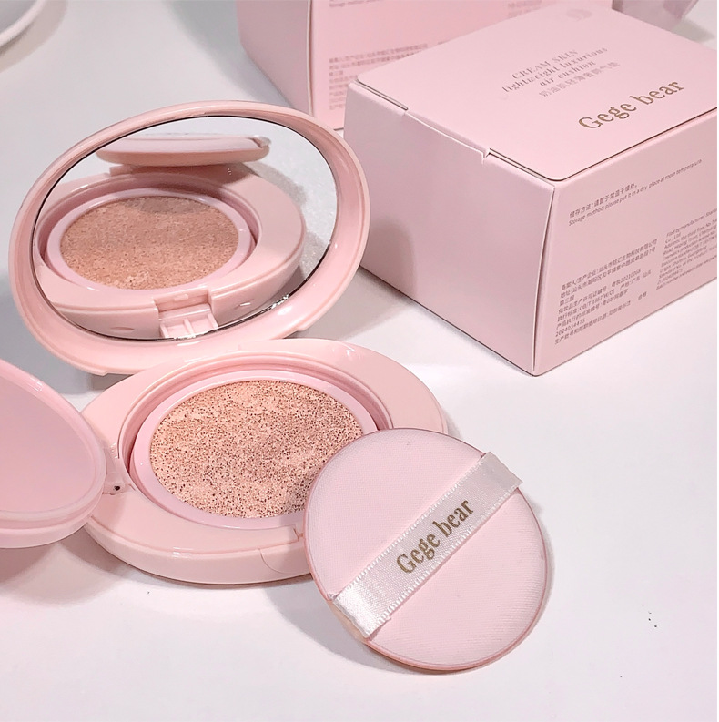 Gege bear戈戈小熊奶油肌轻薄奢颜气垫 滋润保湿持久防水不脱妆详情18