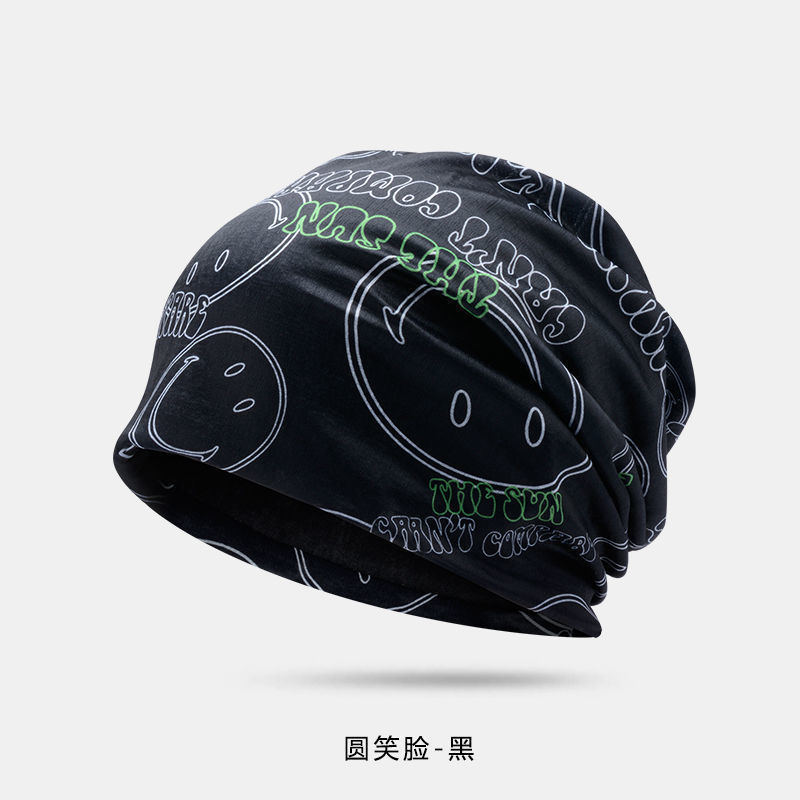 头巾男潮帽子秋冬运动吸汗冰丝跑步月子帽夏天冷帽骑行薄款包头帽详情9