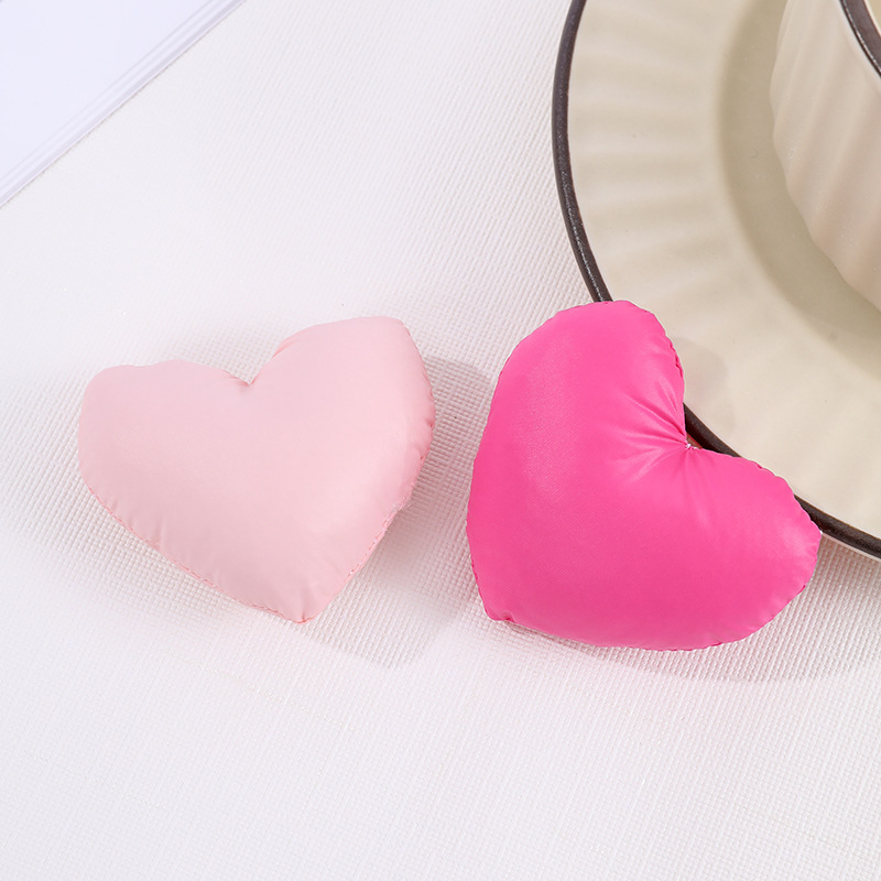 6cm fashionable cotton-filled colorful heart-shaped accessories, trendy clothing, shoes, socks, accessories, hair accessories, heart-shaped DIY accessories pic 20