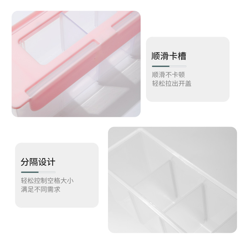 Wall-mounted sock storage box, multi-functional grid underwear wardrobe, side drawer, home underwear storage and organization wonder pic 18