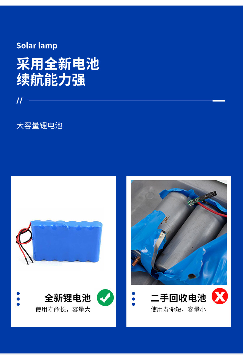 加工定制新农村一体化太阳能路灯户外庭院道路照明太阳能灯高亮度详情8