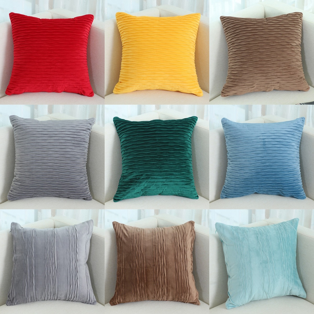 荷兰绒抱枕套清仓 棉麻抱枕天鹅绒枕套简约烫金靠枕套含枕芯靠垫详情7