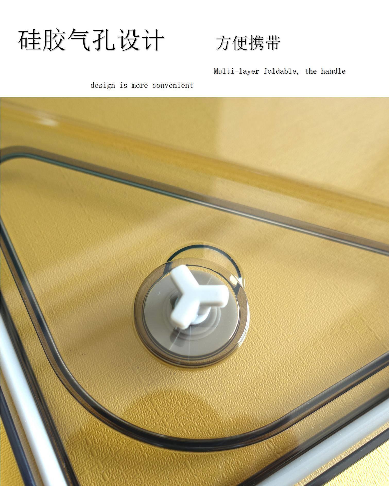 大号1450ml三格加热带勺汤碗单层学生男女上班带餐便当盒塑料餐盒详情7