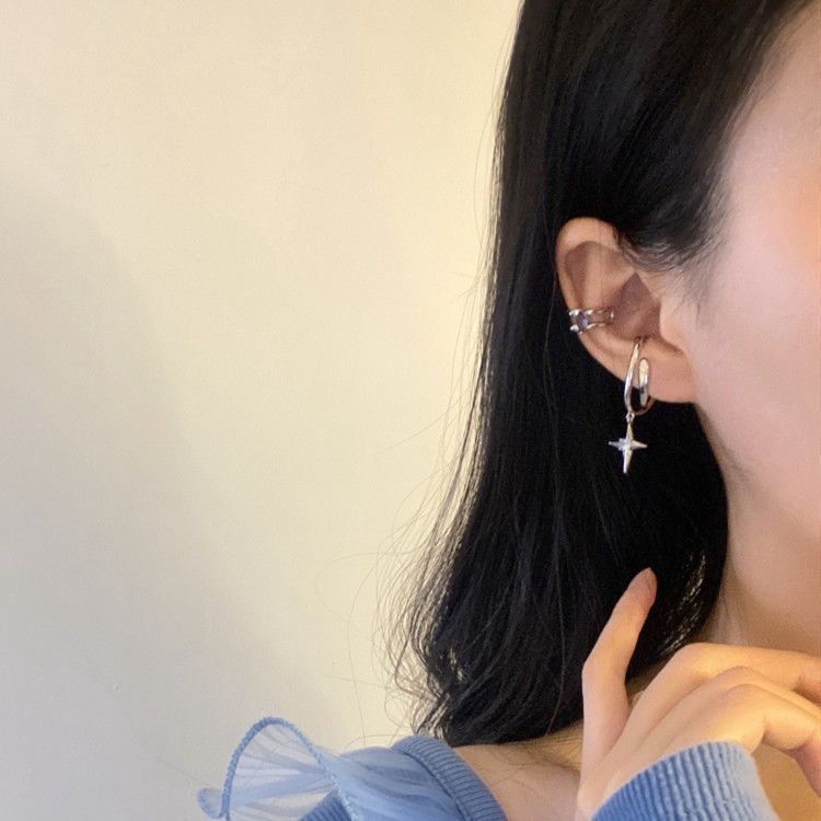 A collection of best-selling ear clips ~ Sweet, retro and cool zircon ear clips for girls on Instagram, trendy and cool without ear holes or ear bone clips for girls pic 30