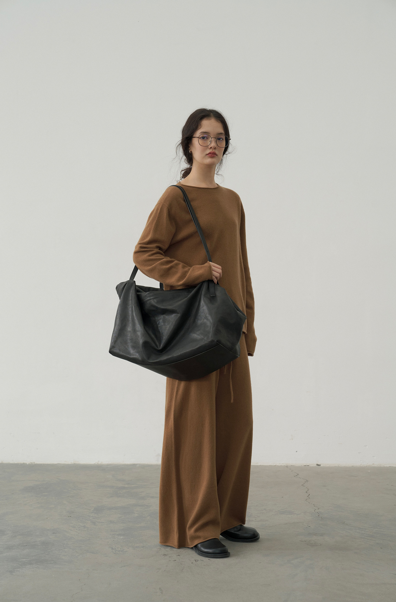 Korean-style seamless one-piece process round-neck pullover cotton and wool sweater, basic base layer for women a1183 in autumn and winter pic 9