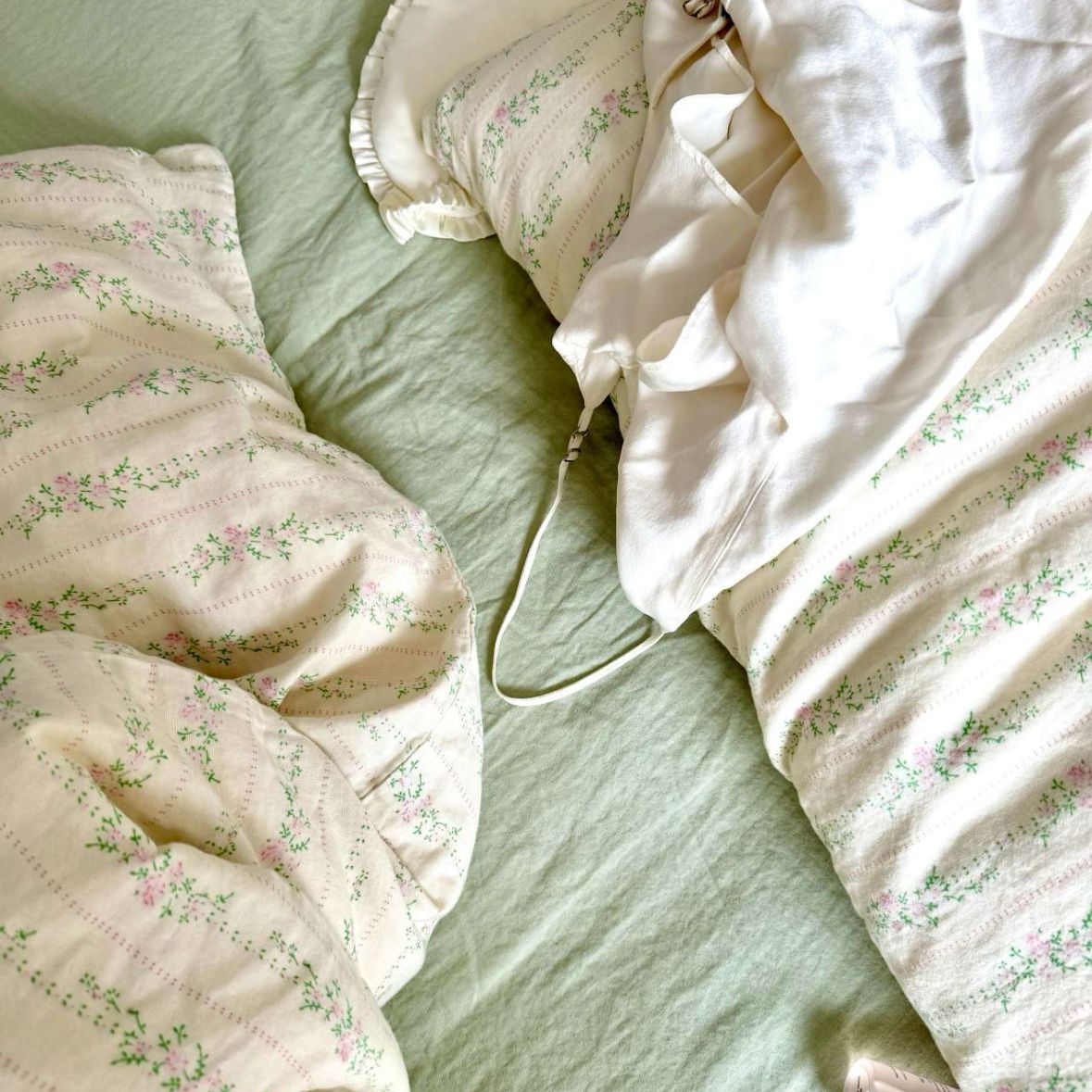 小红书A类全棉有氧双层纱四件套母婴级透气纯棉纱布小清新Kitty猫详情22