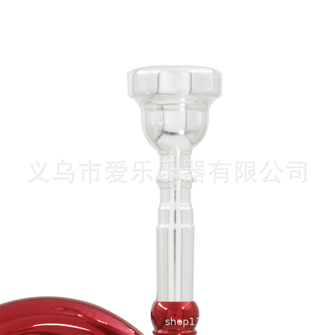 Wholesale wind band red trumpet instrument manufacturer, children and students perform B-flat three-note trumpet, drum and bugle corps instruments pic 24