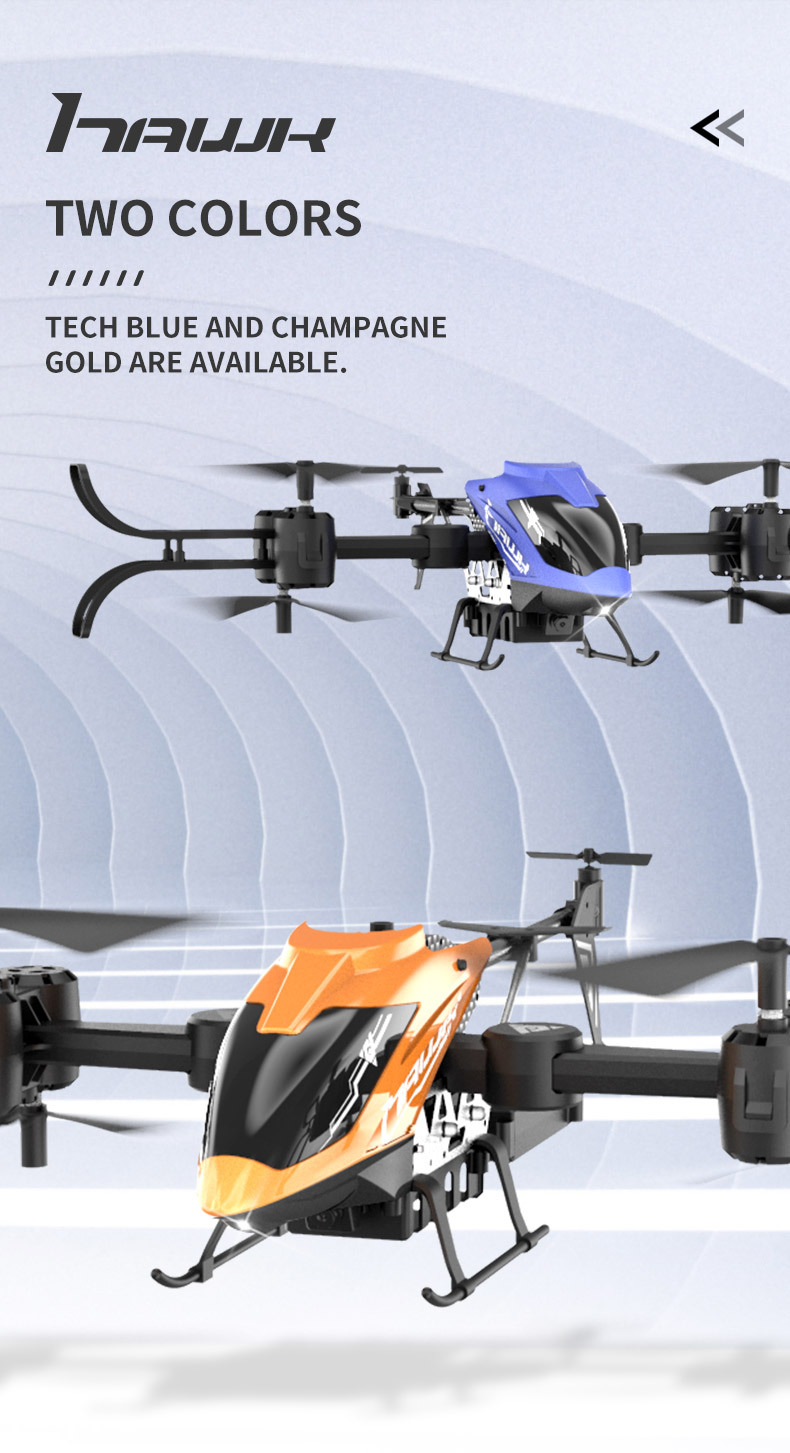 Cross-border remote-controlled folding helicopter aerial photography with WiFi camera remote-controlled four-axis folding stunt drone toy pic 10