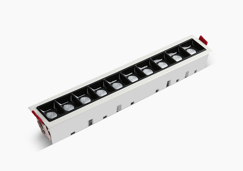 嵌入式格栅线条灯窄边led长条射灯客厅防眩高显洗墙灯超薄无主灯详情18