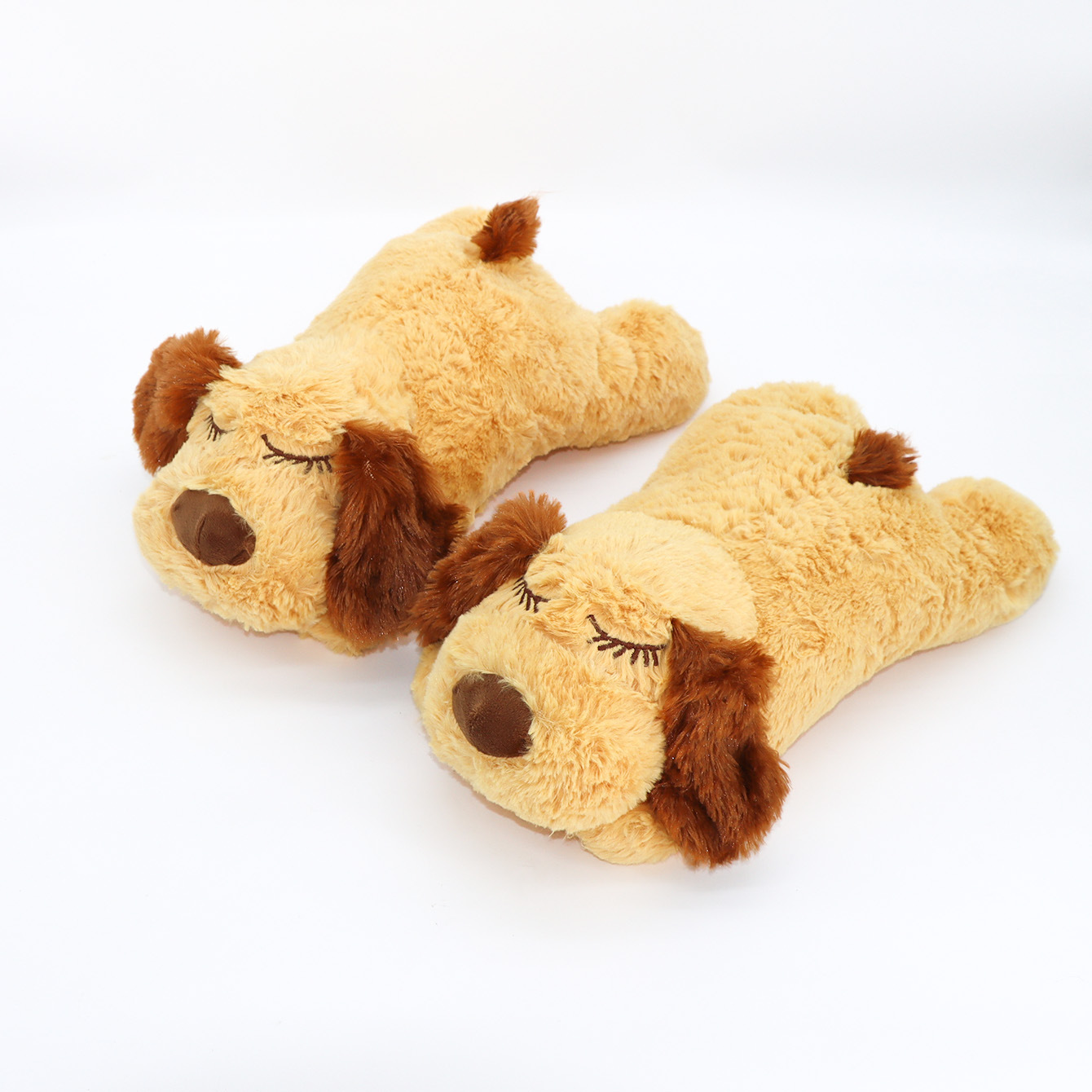 Pet soothing toys, plush dog interactive heartbeat pet toys, anxiety companionship sleep toys, cat and dog toys pic 4