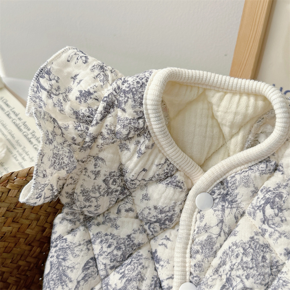 飞袖纱布宠物衣服加棉家居服小型犬小狗狗秋冬装保暖小猫咪猫衣服详情3