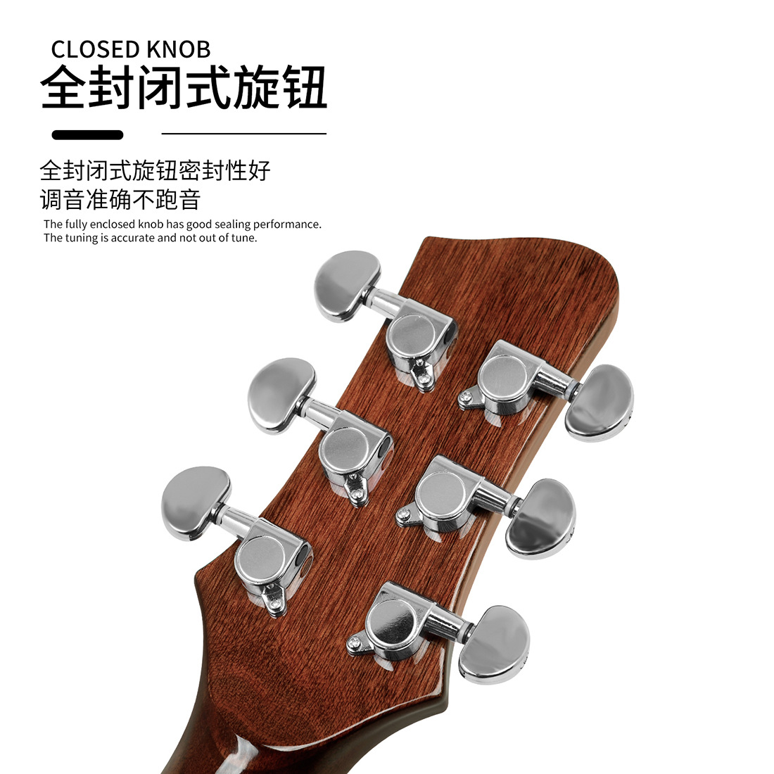 IRIN high-end 40-inch folk guitar with spruce top, mahogany back and side panels, adult acoustic guitar wholesale pic 5