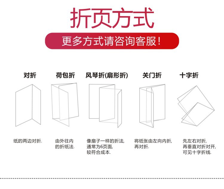 折页说明书定制印刷厂海报彩页制作小册子宣传单设计说明书印刷详情14