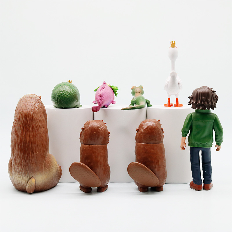 AI toy Crying Horse, anime character animal doll, Horse Year gift box, beaver transformation toy pic 8