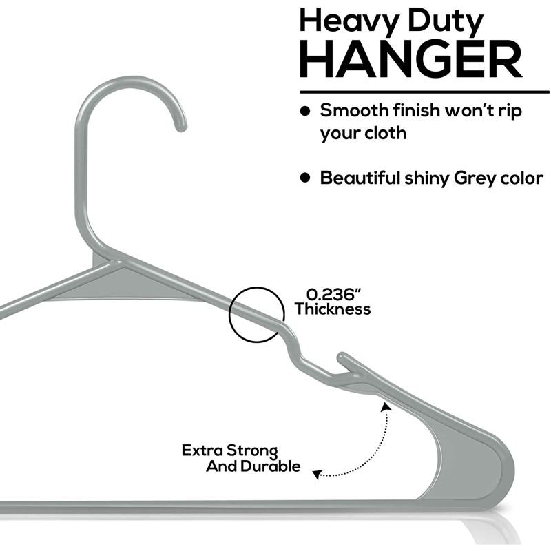 PP plastic clothes hanger, dry and wet dual-purpose anti-slip clothes rack, household ultra-thin, space-saving storage and organization, clothes support and hanging pic 20