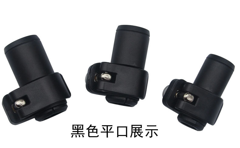 从林豹铝合金外锁扣 直柄三节6061铝 7075登山杖 通用配件详情1