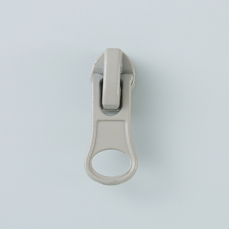 3号尼龙拉链头 自锁彩色下拉片尼龙正齿拉链头 黑白彩色现货拉头详情13