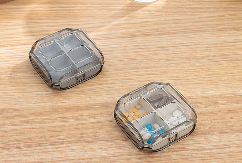 Portable moisture-proof medicine box, mini sealed portable small medicine box, pill and tablet storage box, large capacity pic 10