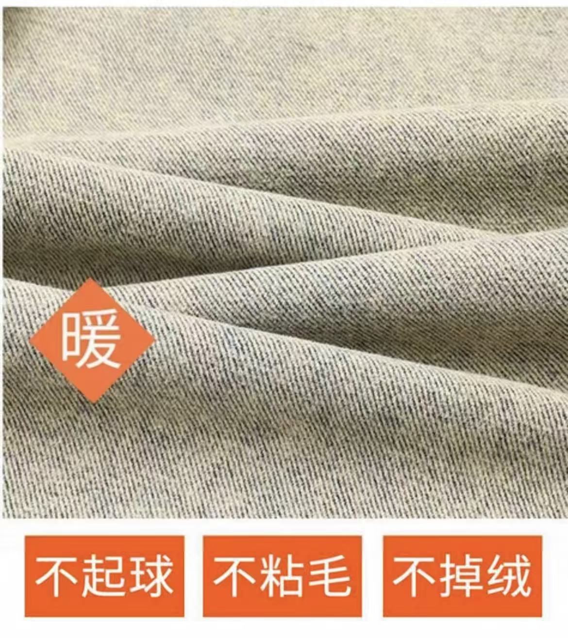 白色直筒牛仔裤女秋冬2025新款高腰显瘦小个子加绒宽松窄版阔腿裤详情11