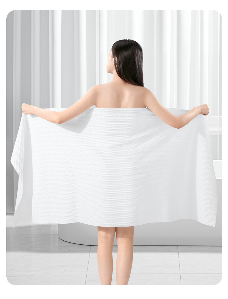 一次性浴巾压缩毛巾纯棉加厚洗脸巾旅行酒店用品单独包装旅游便携详情21