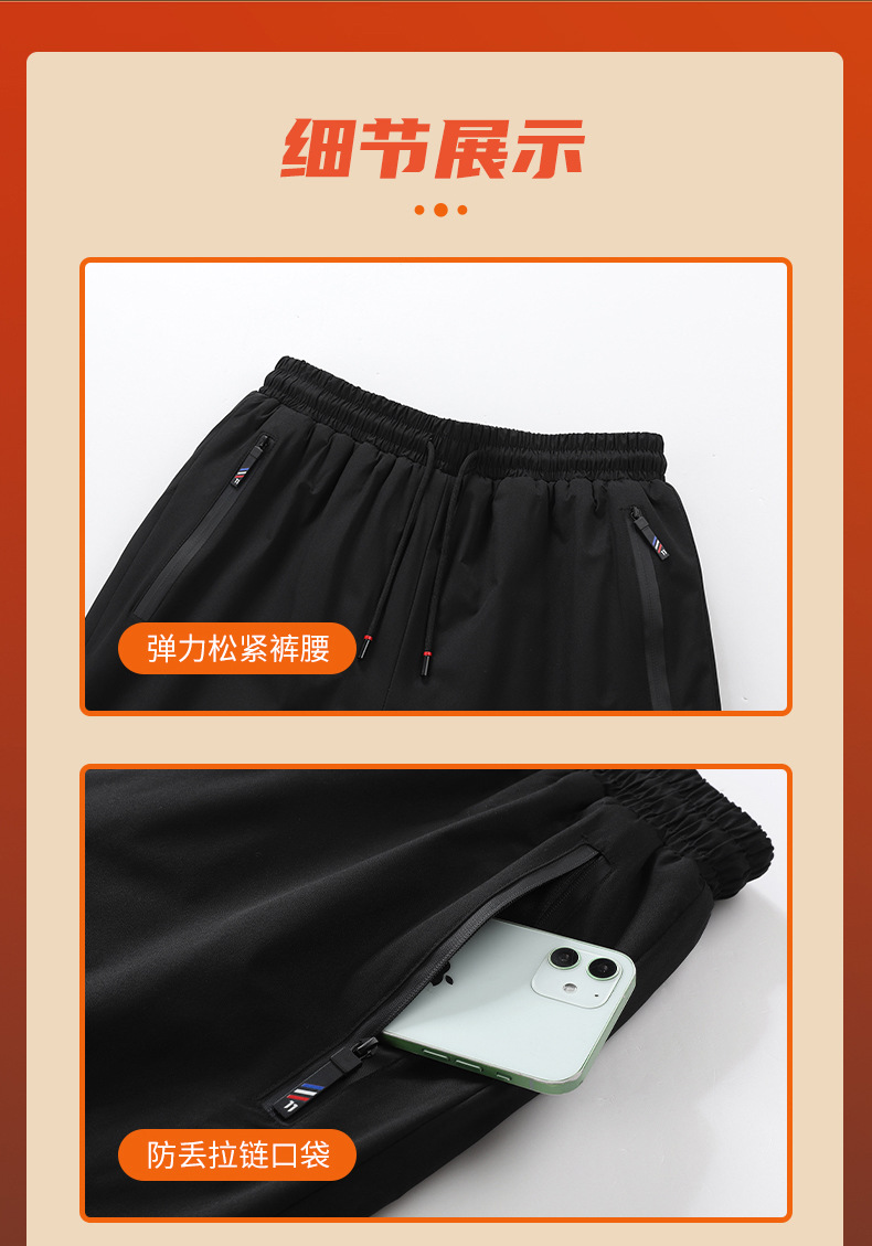 秋冬款加绒加厚羊羔绒加大加肥保暖御寒科技升温裤子休闲棉裤直筒详情34